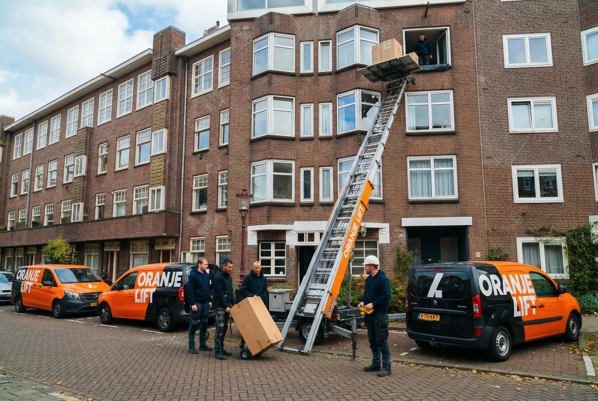 Verhuislift bij hoogbouw Tilburg